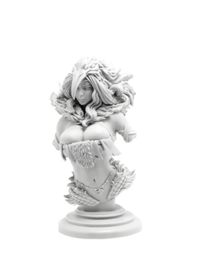 Pinup Lioness Bust