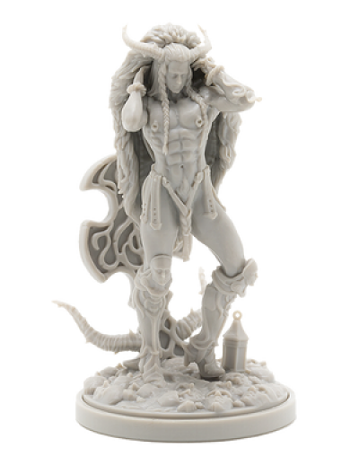 Pinup Male Screaming God Armor 54mm